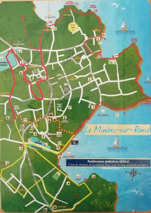 Вилла Les Rochettes - Pensez A Apporter Vos Draps ! Le Minihic-sur-Rance Экстерьер фото